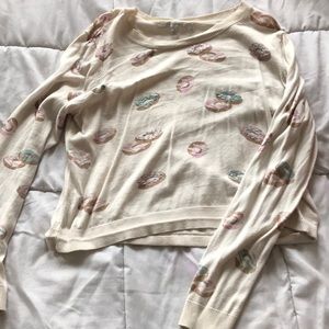 Long Sleeve Donut Sweater
